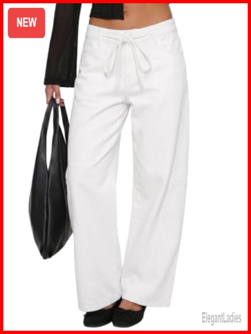 Wide Leg Mid Rise Jeans for Women Trendy Baggy Denim Pants Soft Comfortable